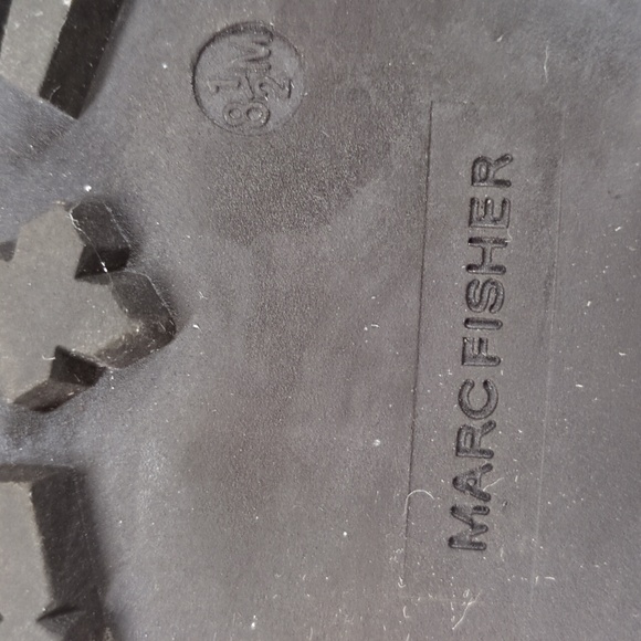 Marc Fisher Isalia Combat Boot Tan Suede with Faux Shearling Lining Size 8.5 - Picture 4 of 10